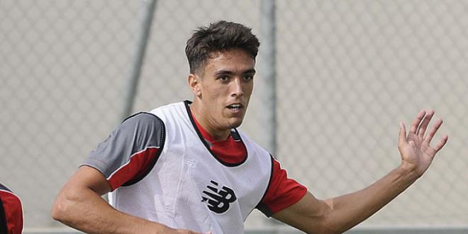 José Antonio Martínez, en un entrenamiento.