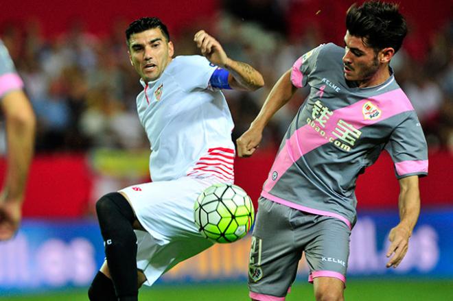 José Antonio Reyes, durante el partido ante el Rayo.