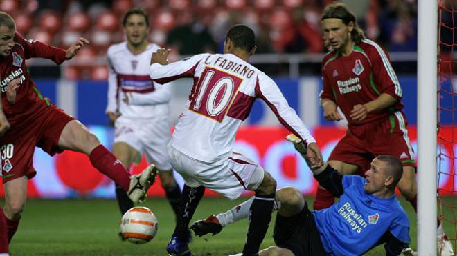 Sevilla-Lokomotiv de la temporada 05/06.