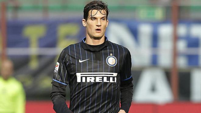 Andreolli en el Inter de Milan.