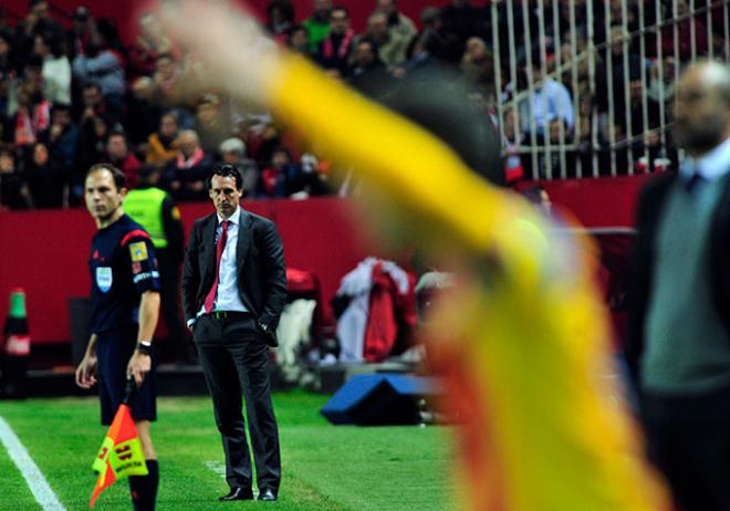 Unai Emery, técnico del Sevilla FC.