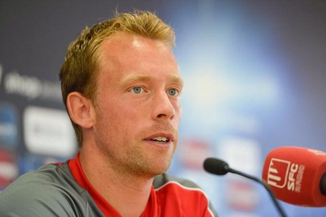 Krohn-Dehli en rueda de prensa.