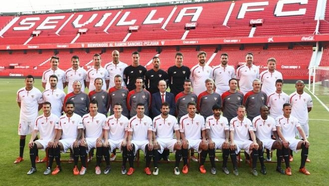 La foto oficial del Sevilla FC.