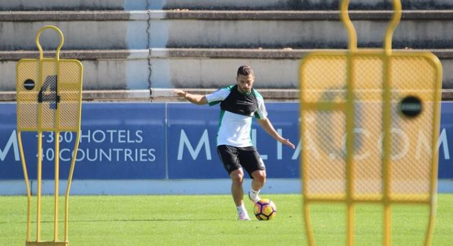 Durmisi, durante un entrenamiento.