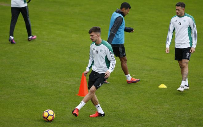 José Carlos en un entrenamiento.