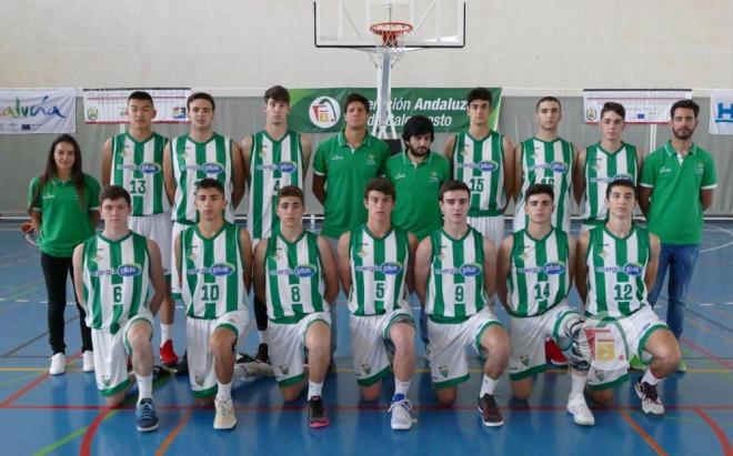 El equipo cadete del Real Betis Energía Plus.