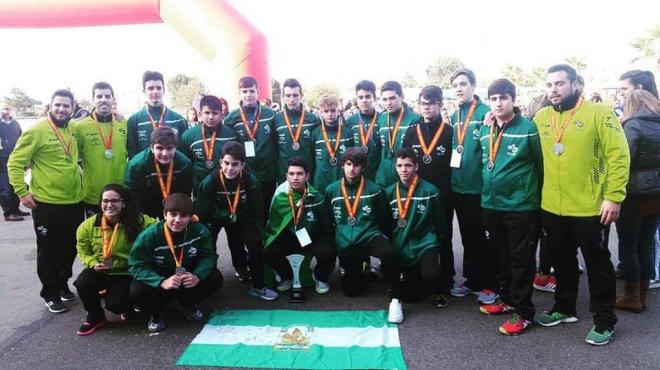 Un combinado andaluz en el Campeonato de España de balonmano.