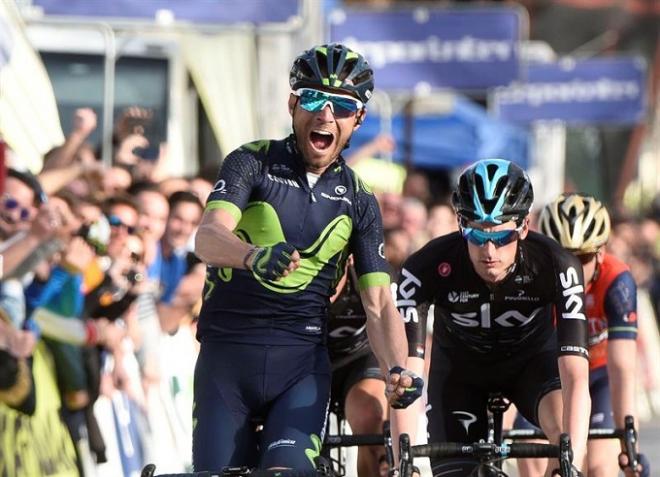 Alejandro Valverde es el nuevo líder.