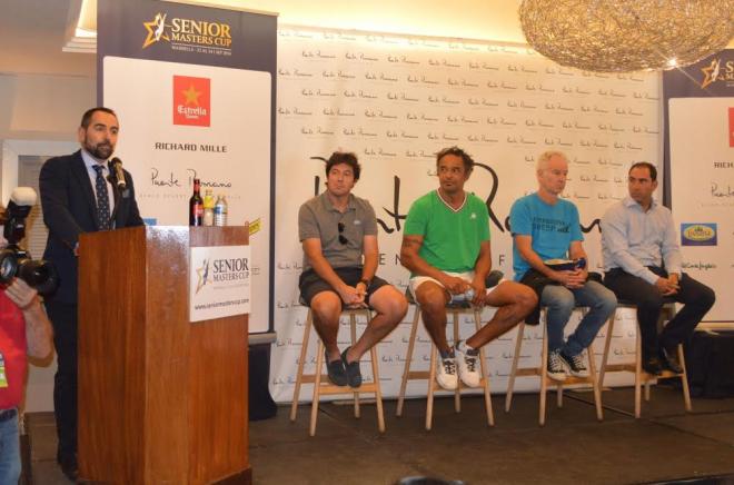 Presentación de la Senior Masters Cup.