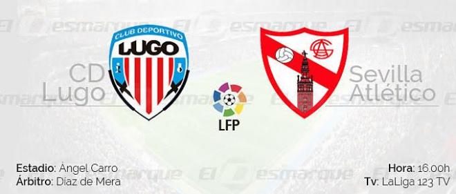 El Sevilla Atlético se enfrenta al Lugo.