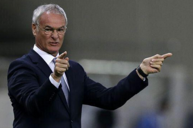 El entrenador italiano Claudio Ranieri.