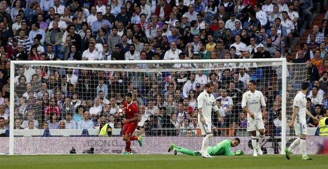 Imagen del último Real Madrid-Sevilla en el Bernabéu.