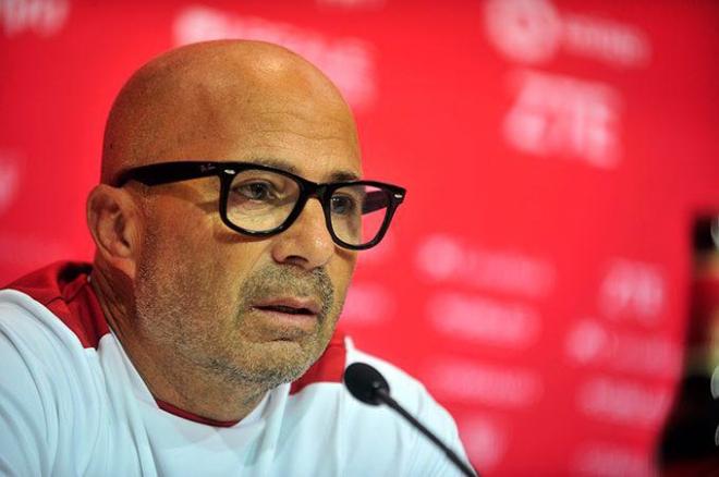 Jorge Sampaoli, entrenador del Sevilla.