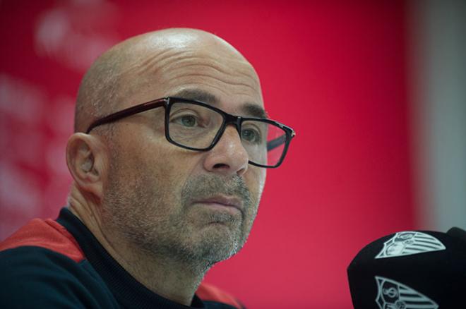 Jorge Sampaoli, entrenador del Sevilla.