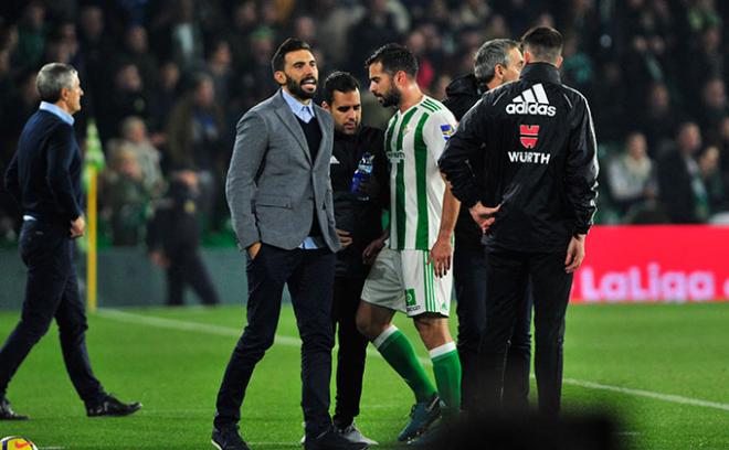 Amat, Setién y Sarabia fueron expulsados ante el Athletic (Foto: Kiko Hurtado).