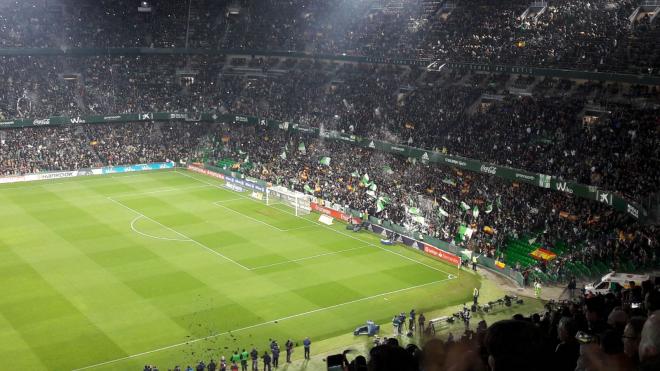 El recibimiento de la afición al equipo.