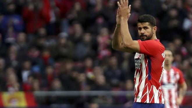 Diego Costa, en un encuentro con el Atlético.