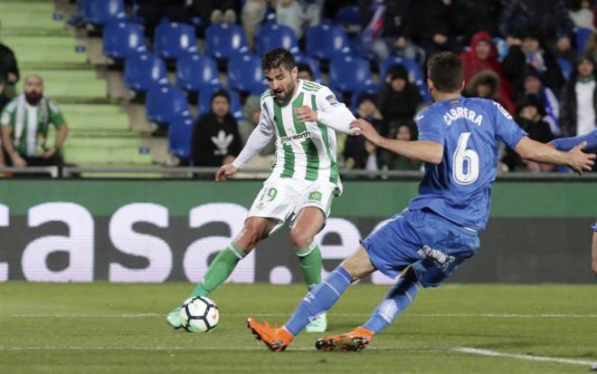 Barragán dio la asistencia de gol en el último Getafe-Betis.