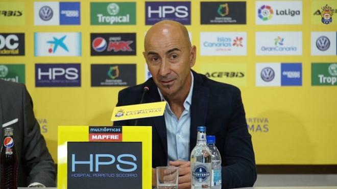 Pako Ayestarán, entrenador de la UD Las Palmas.