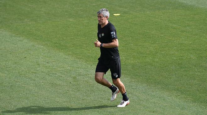 Quique Setién, entrenador del Betis.