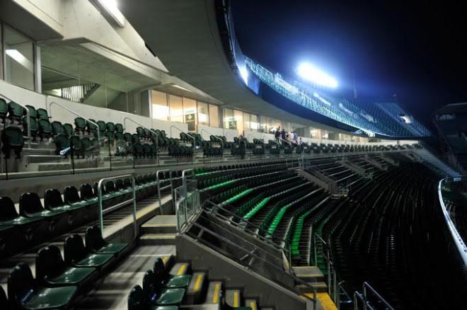 Los nuevos palcos del Real Betis.
