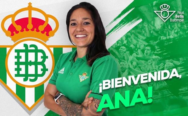 Ana Romero ‘Willy’, como nueva jugadora del Betis Féminas.