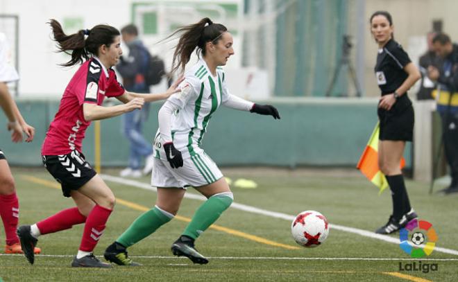 La jugadora del Betis Paula Moreno.