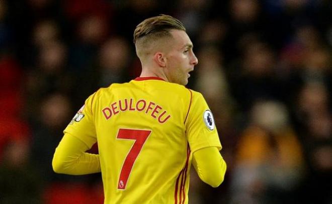 Gerard Deulofeu con la camiseta del Watford.