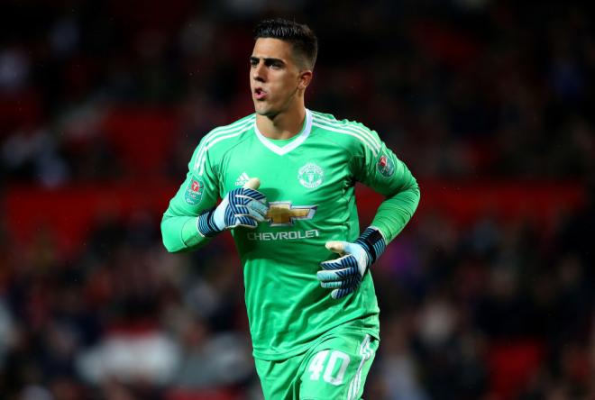 Joel Pereira, portero del Manchester United.