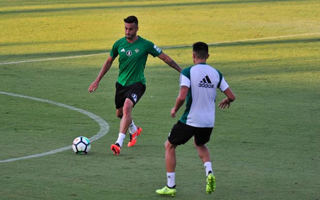 Camarasa, durante un entrenamiento (Foto: Kiko Hurtado).