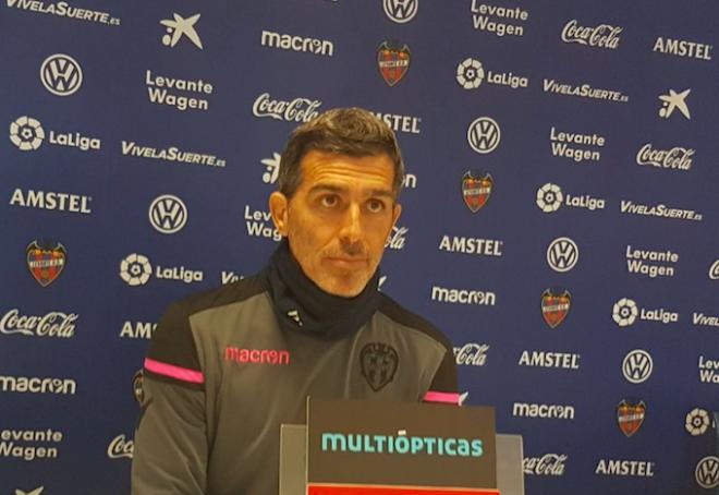 Juan Ramón López Muñiz, entrenador del Levante.