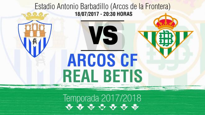 El Betis se enfrentará al Arcos.