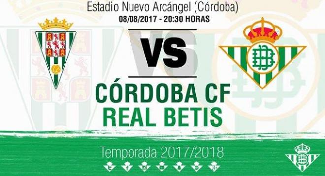 El Betis se enfrentará al Córdoba.