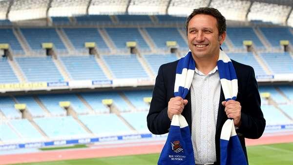 Eusebio Sacristán, entrenador de la Real Sociedad.