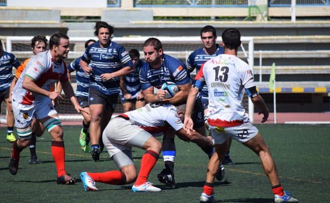 Imagen del partido del Ciencias Cajasol en Almería (foto: godeporte).