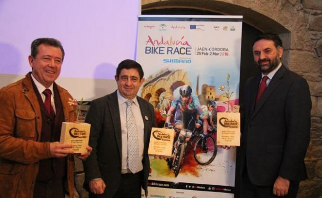 Imagen de la presentación de la 'Andalucía Bike Race'.