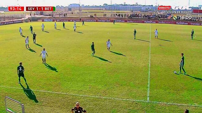 Empate en el derbi de juveniles entre el Sevilla y el Betis.