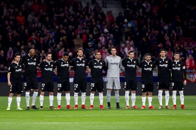 Once titular del Sevilla ante el Atlético (Foto: EFE).