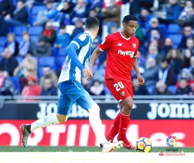 Muriel ante el Espanyol (Foto: LaLiga).