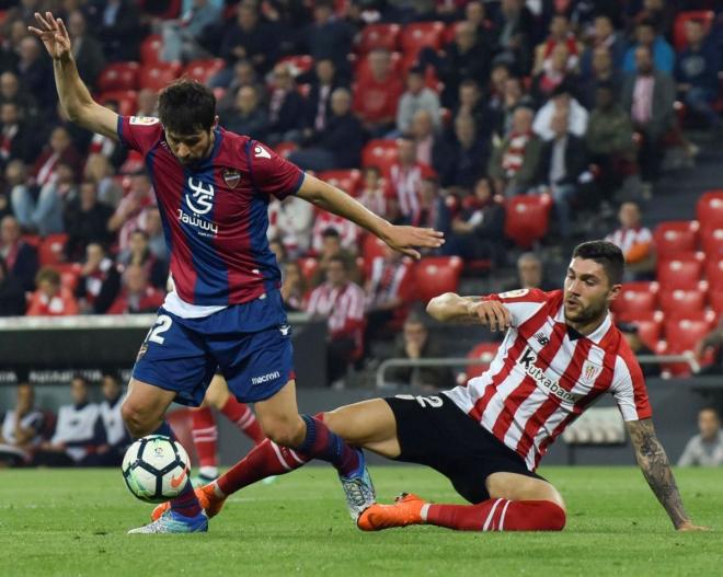 Coke, en el partido de Liga ante el Athletic.