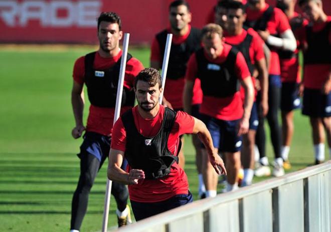 Juan Muñoz, durante un entrenamiento (Foto: Kiko Hurtado).