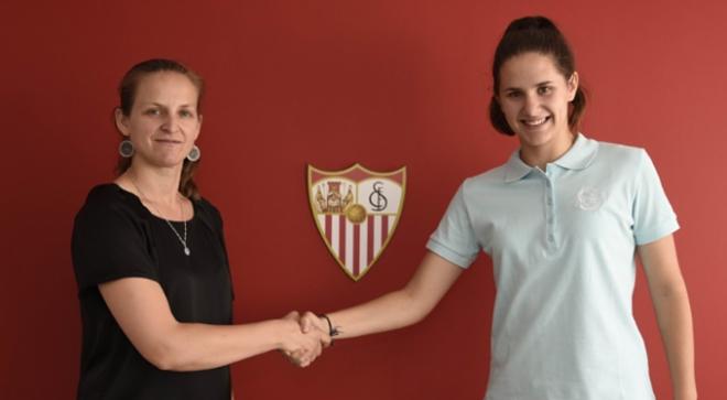 Helena Torres, nuevo fichaje del Sevilla Femenino. (Foto: Sevilla FC ).