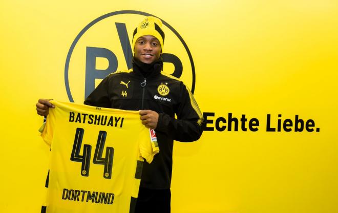 Batshuayi, nuevo jugador del Dortmund.