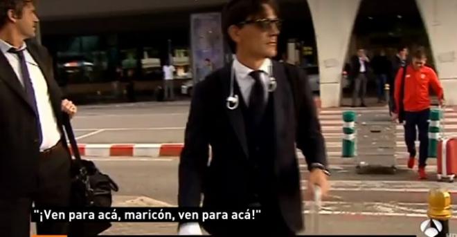 Montella a su llegada a Valencia.