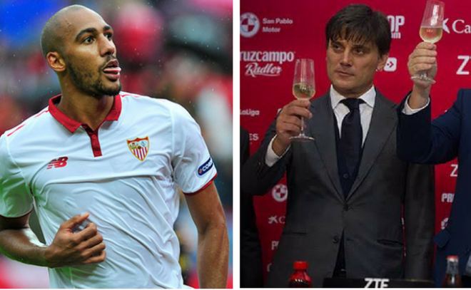 Nzonzi y Vincenzo Montella.