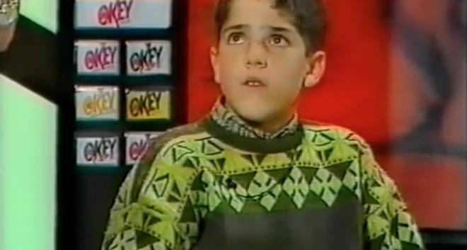 Roberto Leal cuando tenía 13 años.