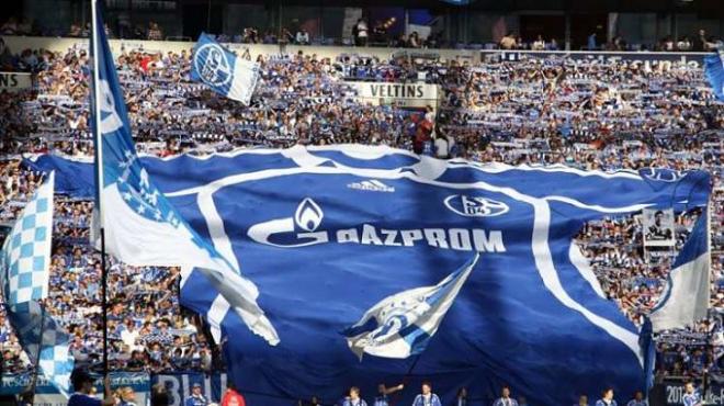 Imagen de la afición del Schalke 04.