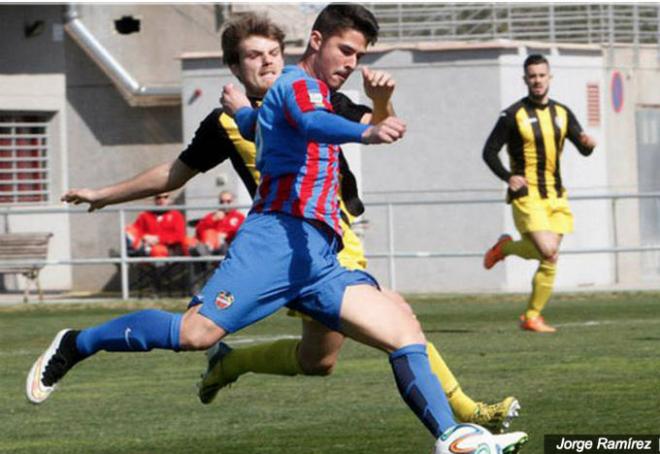 Juan Delgado llega en buena forma tras meterle dos goles al Tarazona (Foto: Jorge Ramírez)