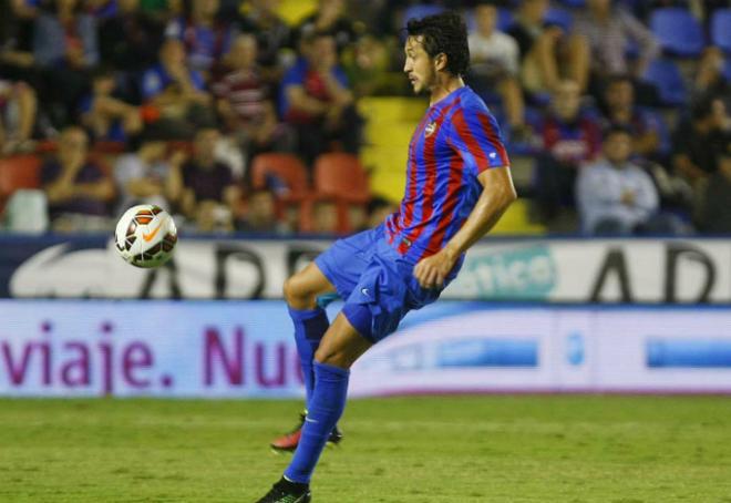 Héctor Rodas no juega desde la derrota por 3-0 frente al Celta (A. Iranzo)