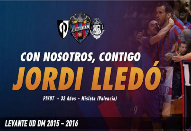 Será la cuarta temporada de Jordi Lledó en el Levante UD.